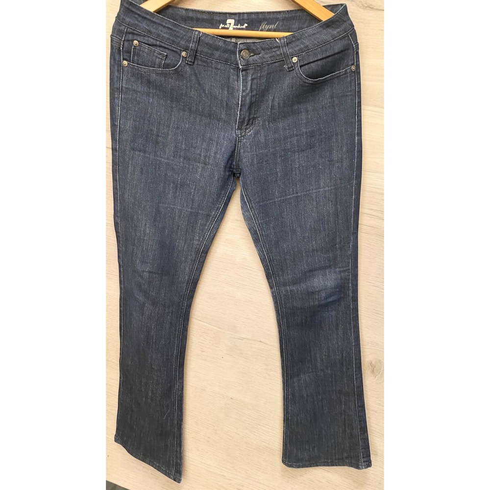 7 For All Mankind Flynt Jeans Dark Wash Bootcut Women's Size 32x34